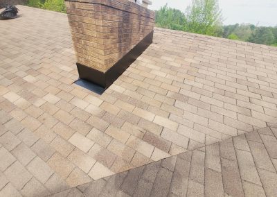 replacing stained shingles